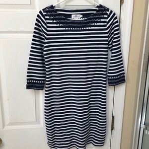 Vineyard Vines Navy Tunic Cotton Dress
